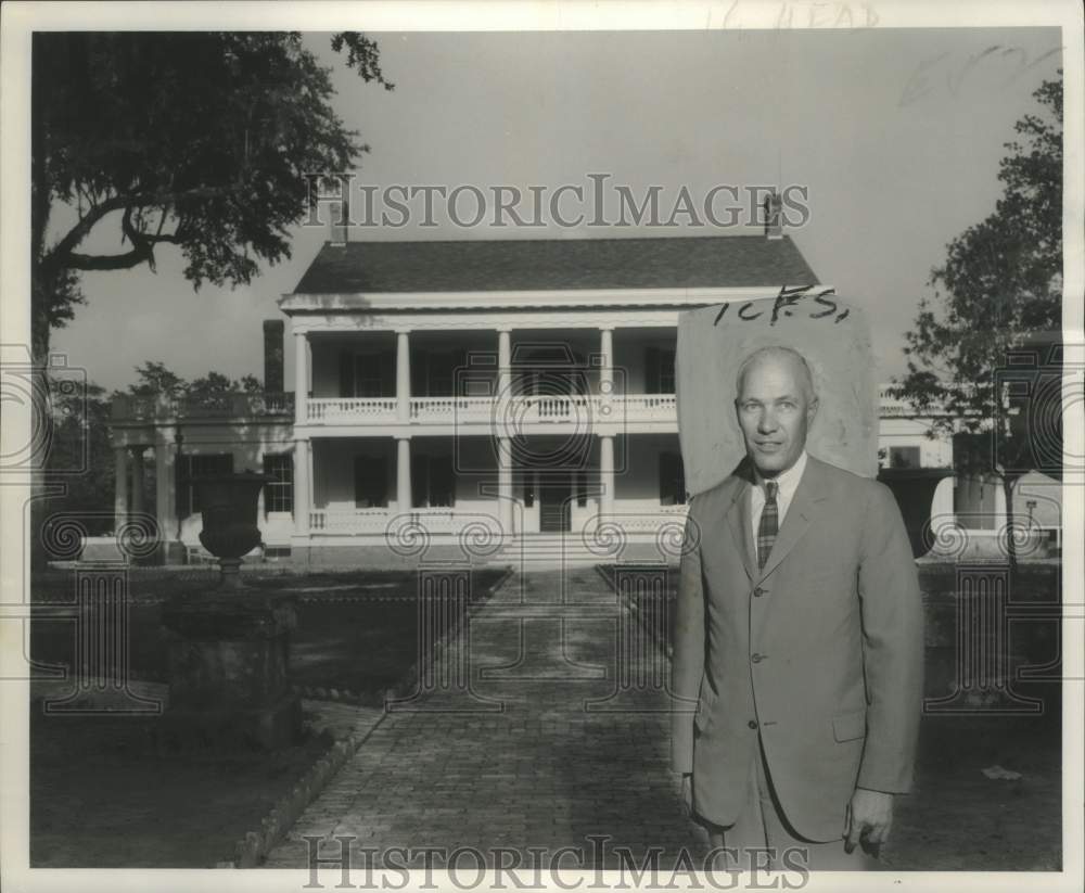 1973 Press Photo George M. Leake, New Orleans City Park- Board of Commissioners - Historic Images