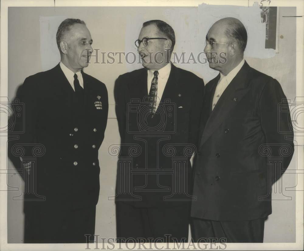 1954 Press Photo Cost Guard District Auxiliary&#39;s Installation Banquet