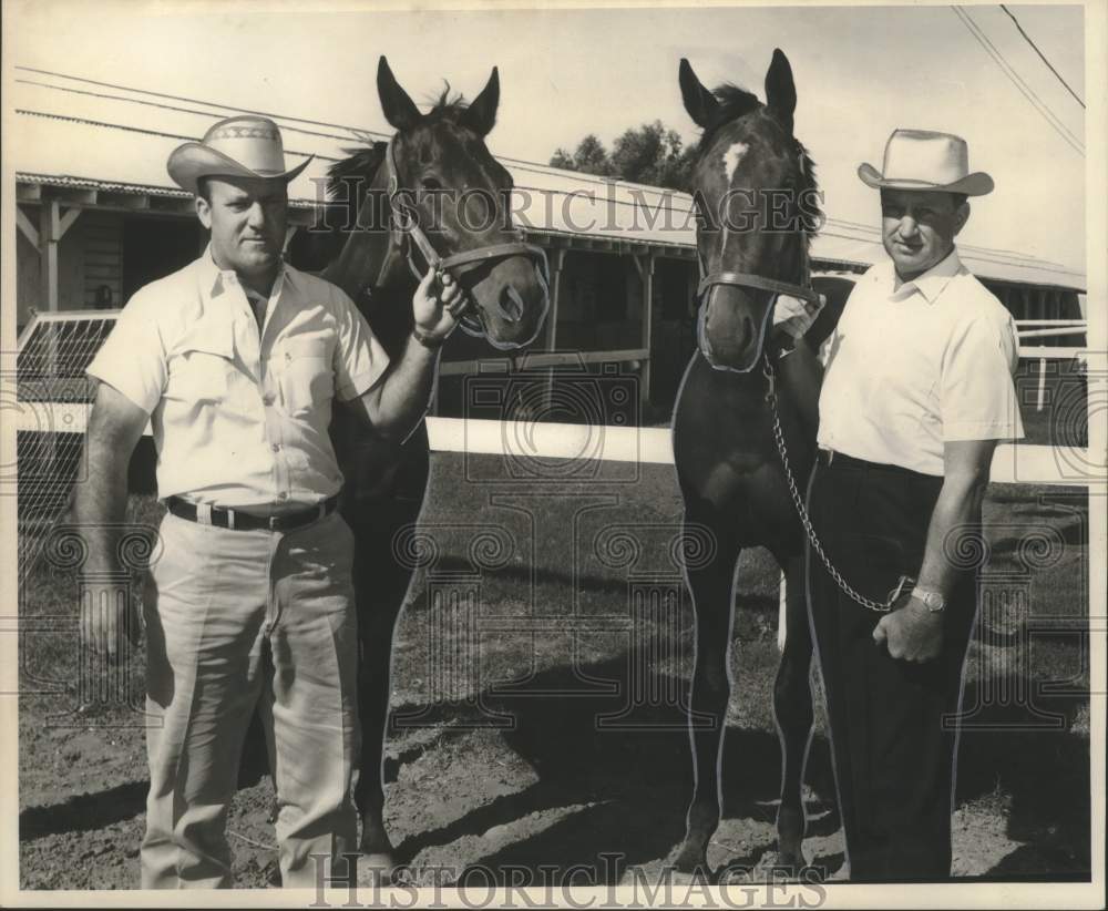 1964 Press Photo Horse Trainer Pierre LeBlanc - noo35754- Historic Images