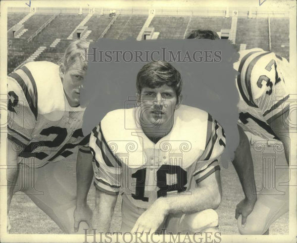 1970 Press Photo LSU Quarterback Buddy Lee et al when LSU hosts the ...