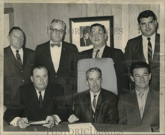 1967 Press Photo Officers of Louisiana Independent Used Car Dealer Association