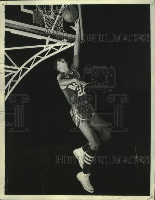 1968 Press Photo Stanley Lee, Northwestern State College Basketball Player