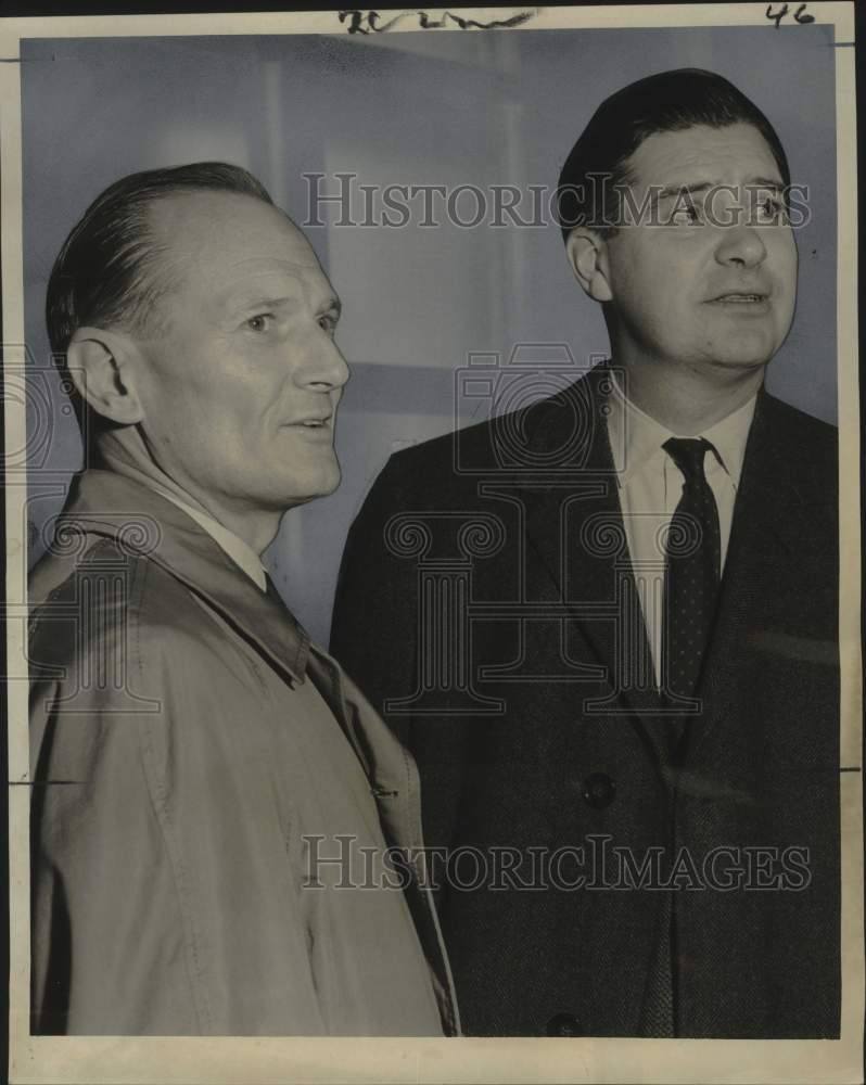 1960 Press Photo Paul G. Koht, Norwegian ambassador to US in New Orleans