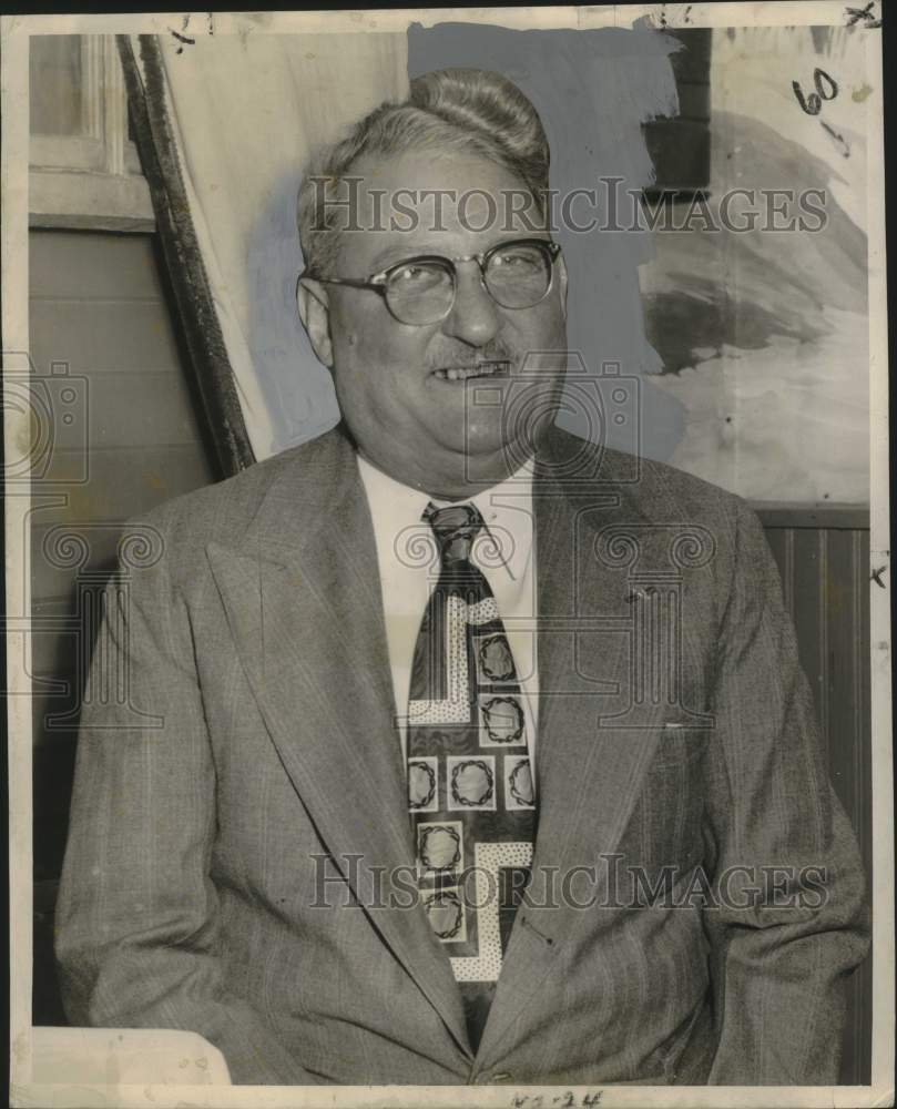 1955 Press Photo Fred Lafon, Pioneer Theatre Worker in New Orleans - noo37832