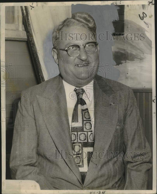 1955 Press Photo Fred Lafon, Pioneer Theatre Worker in New Orleans - noo37832