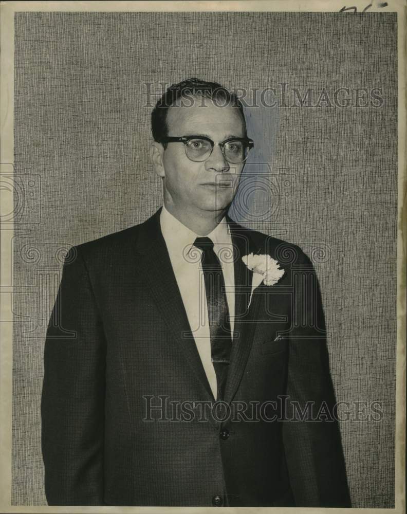 1966 Press Photo Henry Kratzberg, Pres. New Orleans Exchange Consumer Finance