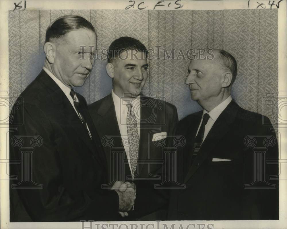 1958 Press Photo Doctors attend anniversary of Medical Fraternity in New Orleans