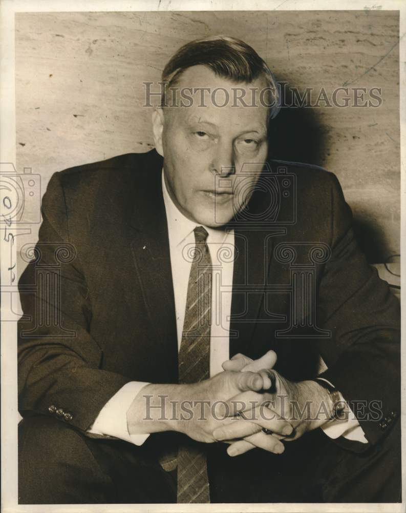 1966 Press Photo U. Alexis Johnson Deputy Undersecretary of State in New Orleans- Historic Images