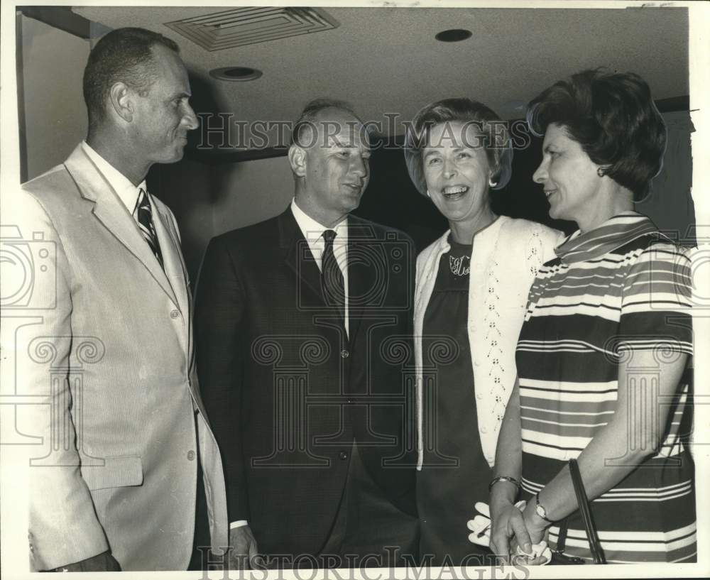 1968 Press Photo Southern Yacht Club cocktails of New Orleans Gulf Star Fleet