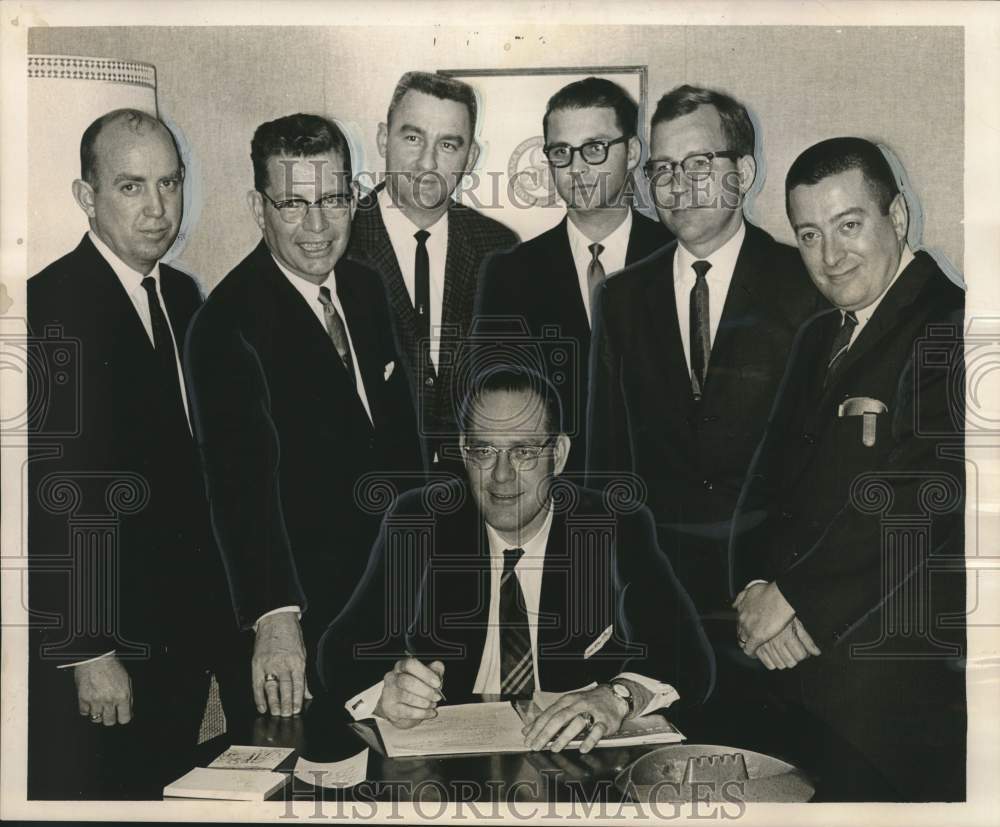 1963 Press Photo Louisiana Hospital Association District Council presidents - Historic Images
