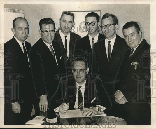 1963 Press Photo Louisiana Hospital Association District Council presidents - Historic Images