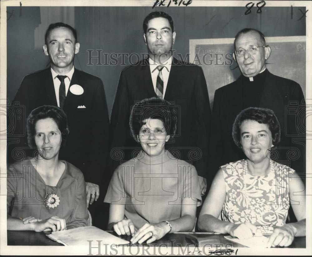 1967 Press Photo St. Joseph School Cooperative Club Officers in New Orleans