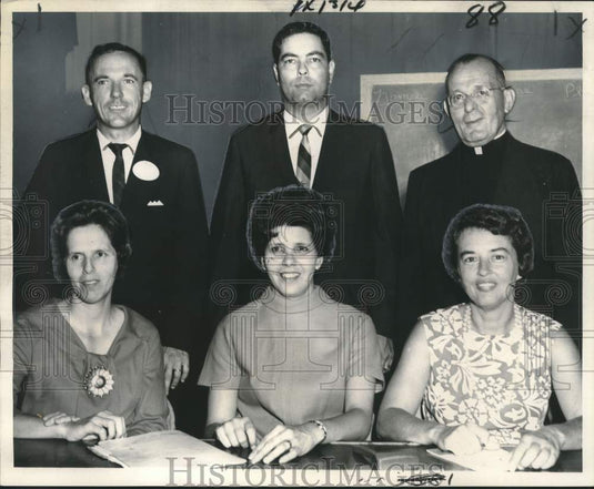 1967 Press Photo St. Joseph School Cooperative Club Officers in New Orleans