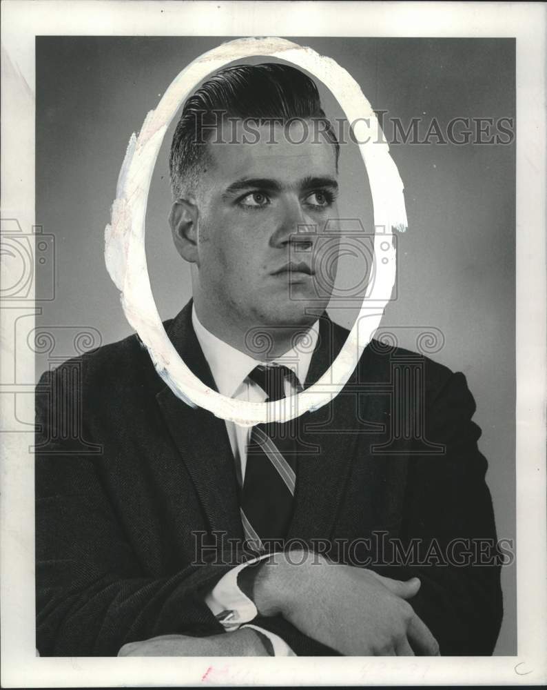 1969 Press Photo Phillip Larson, student, John McDonogh Senior High School