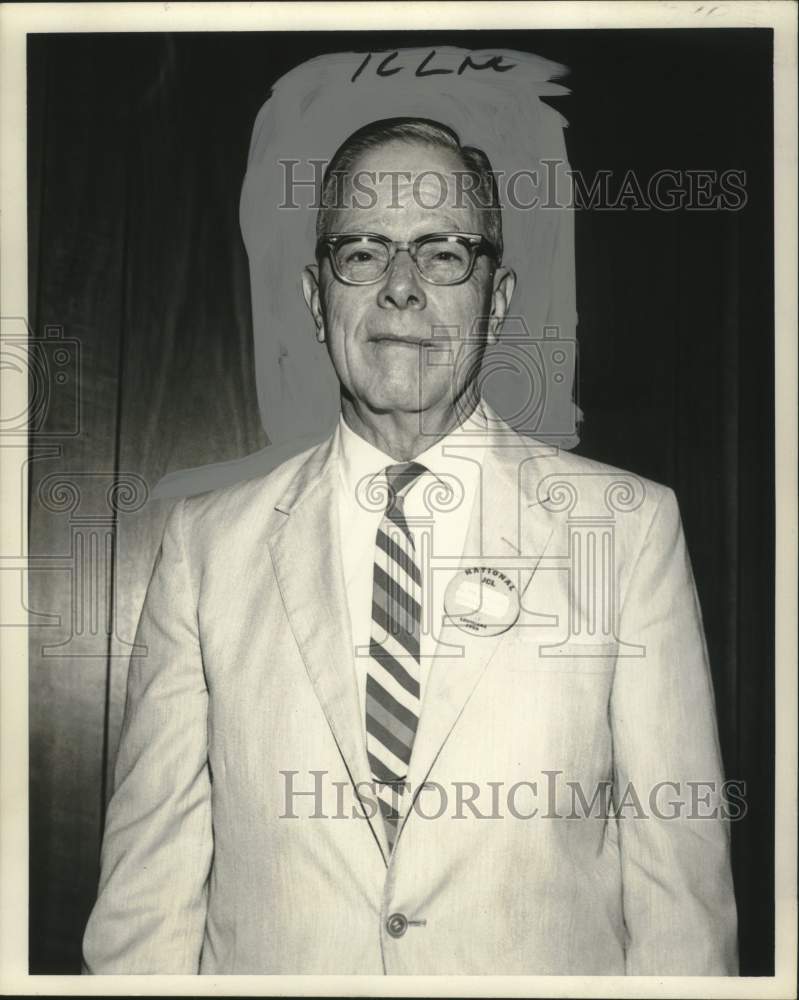 1969 Press Photo Dr. John T. Latimer of New Orleans - noo40791