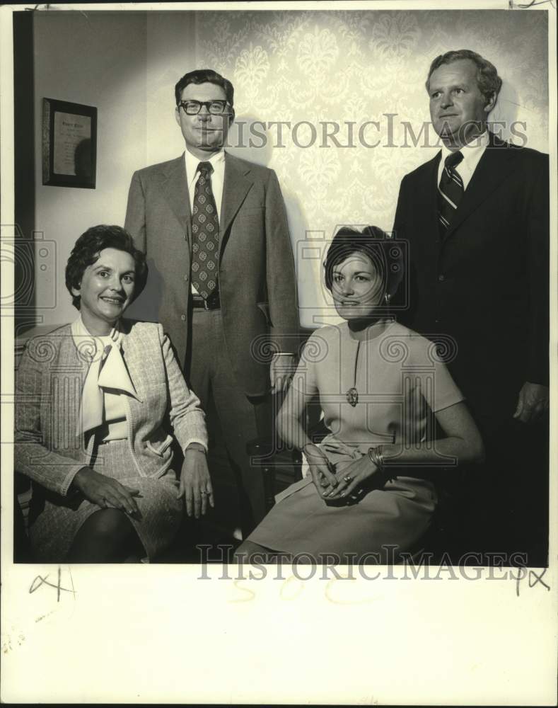 Press Photo Mr. &amp; Mrs. S. Dufous Bogle with Mr. &amp; Mrs. E. Thomas Mackie Junior- Historic Images