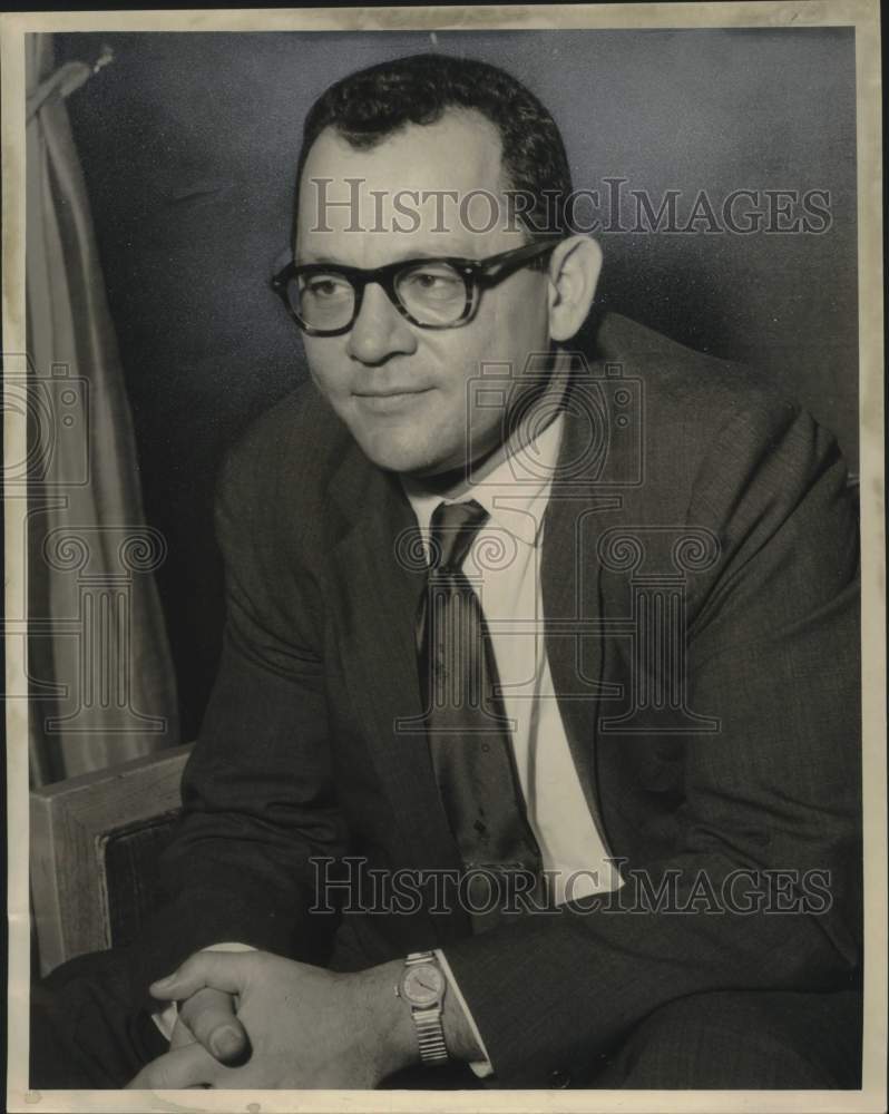 1961 Press Photo Major General Haim Laskov, United Jewish Appeal - noo41021