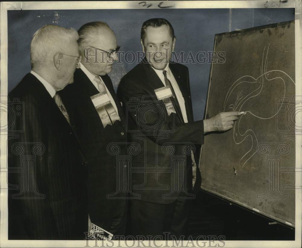 1971 Press Photo Participants at Abdominal Surgeons annual meetingin New Orleans- Historic Images