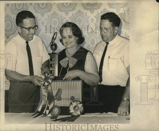 1965 Press Photo New Orleans Budgerigar Society Inc.'s annual competition - Historic Images