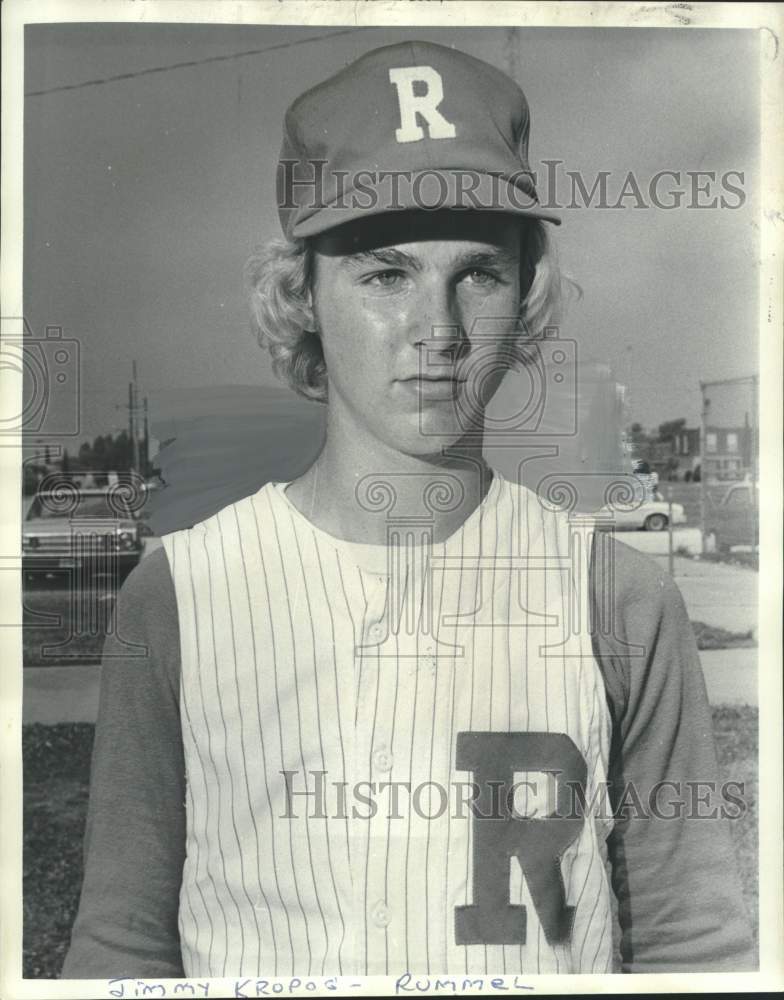 1975 Press Photo Jim Kropog, baseball player - noo41907- Historic Images