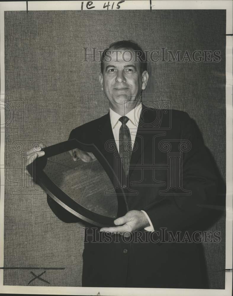 1968 Press Photo M. Kent Lemarie was named Insurance Man of the Year for 1967- Historic Images