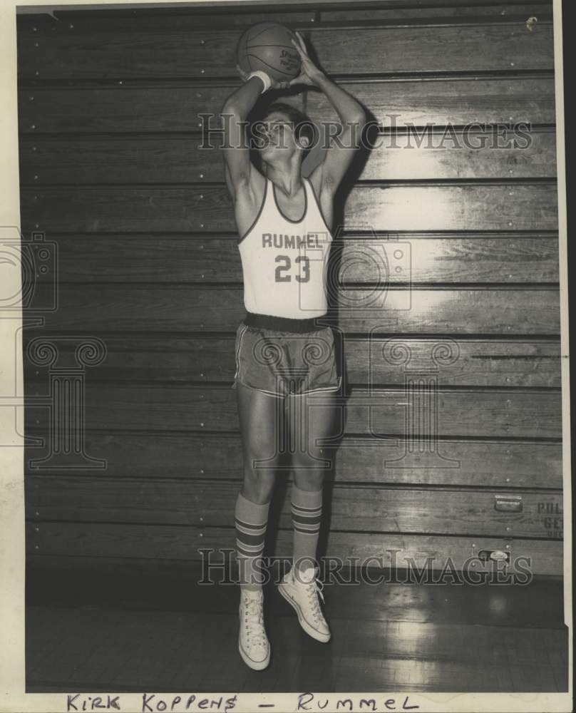 1970 Press Photo Basketball - Kirk Koppens of Rummel - noo41986- Historic Images