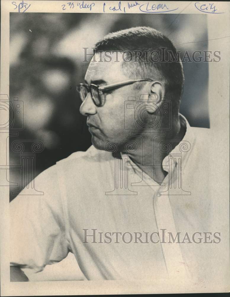 1965 Press Photo Wally Lemm, St Louis Football Cardinals head coach- Historic Images