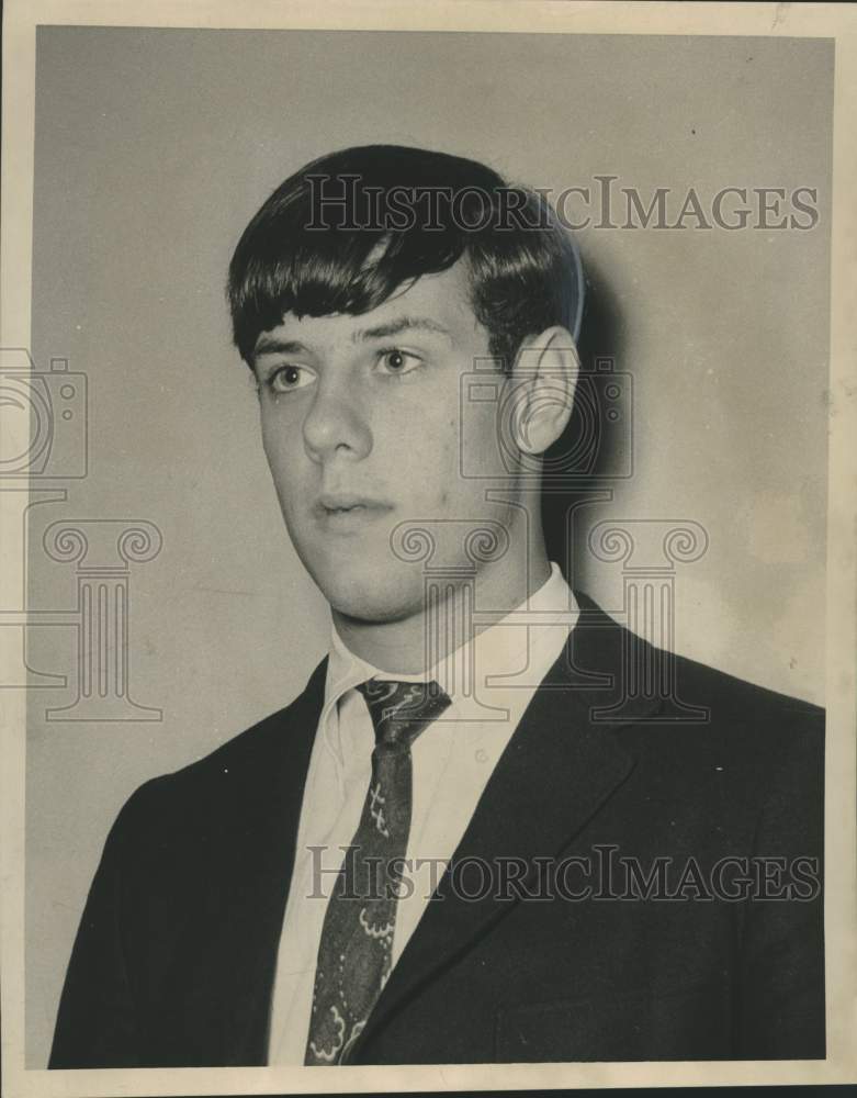 1966 Press Photo Bill Martinez, Half-Back for the Barthe Hornets- Historic Images