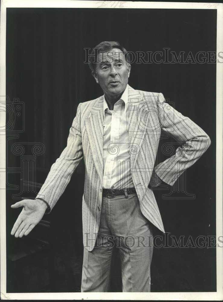 1978 Press Photo Actor Alec McCowen in solo performance of St. MarkÃ¢â‚¬s Gospel- Historic Images