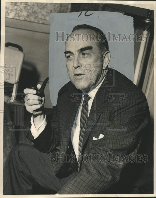 1964 Press Photo New Orleans-Dr. Edward McCrady, president, University of South