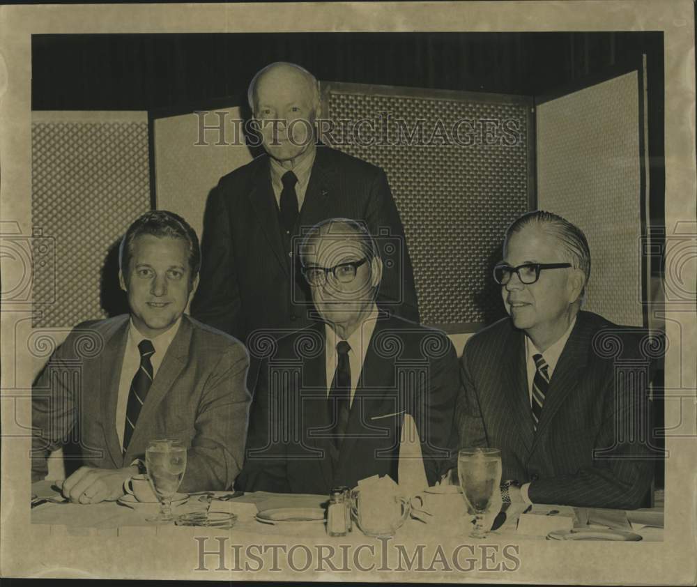 Press Photo Dignitaries attending the United Fund luncheon at Roosevelt Hotel- Historic Images