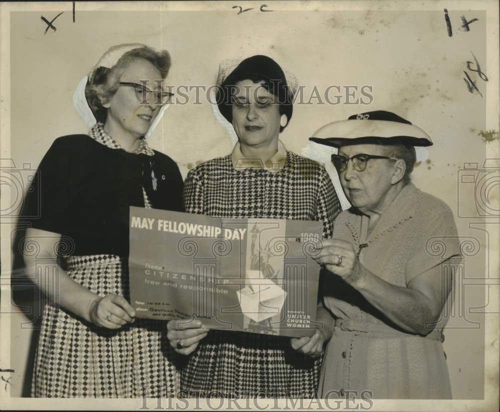 1960 Press Photo United Church Women plan May Fellowship Day in New Orleans- Historic Images