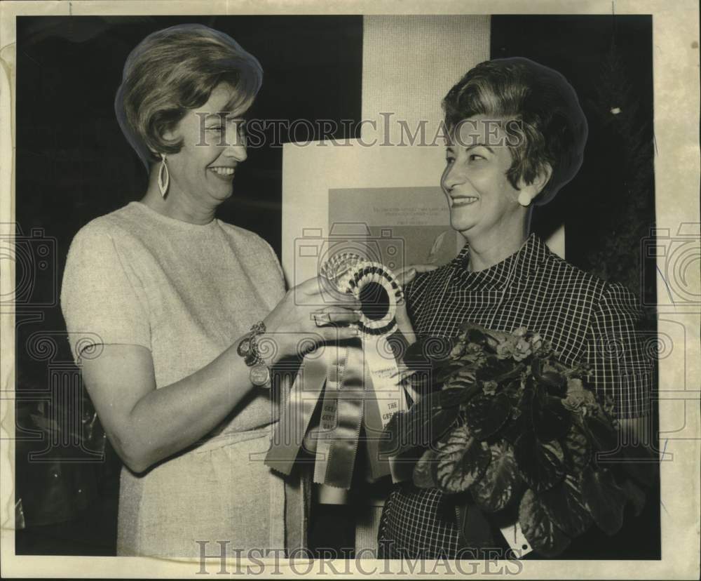 1969 Press Photo Standard Flower Show at Maison Blanche&#39;s Gentilly Woods Garden - Historic Images