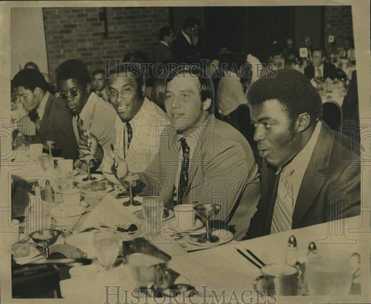 1972 Press Photo New Orleans Saints at Chamber of Commerce's annual luncheon- Historic Images