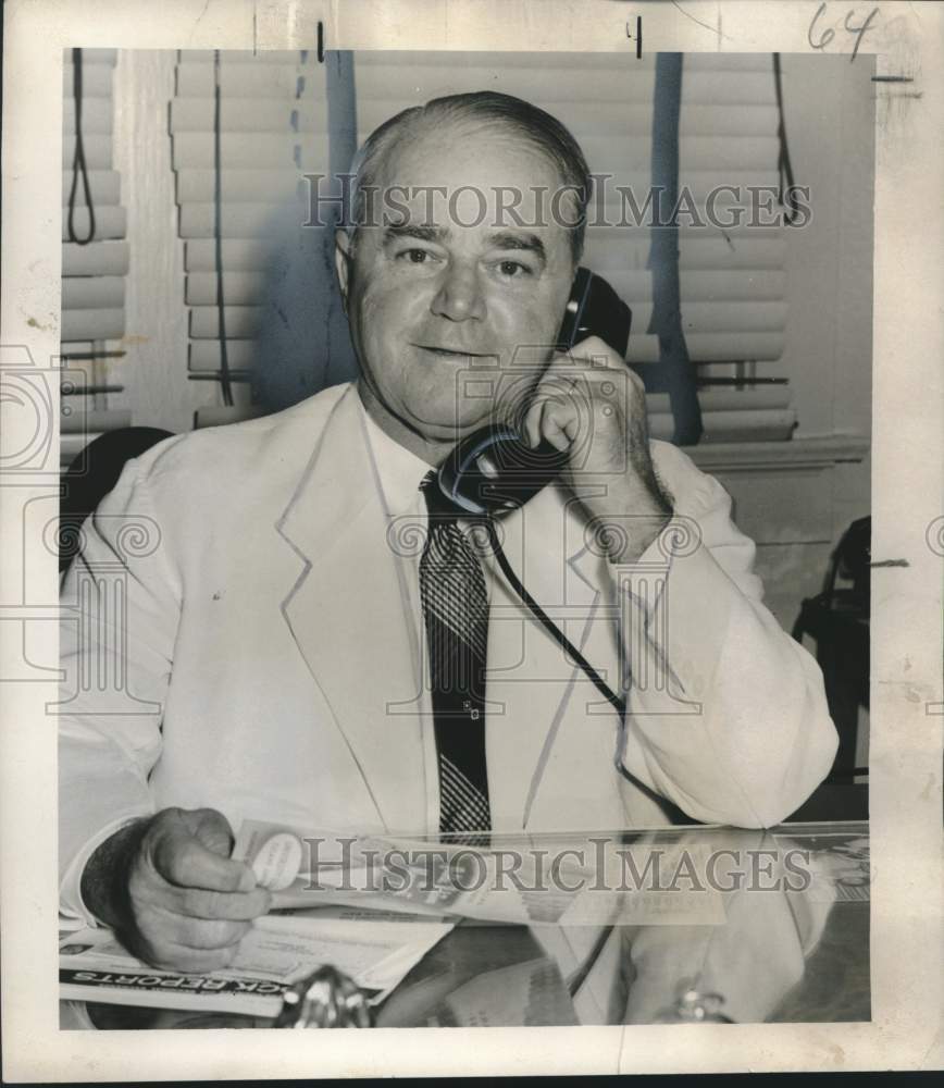 1955 Press Photo Paul Maloney Jr., Foreman Orleans Parish Grand Jury- Historic Images