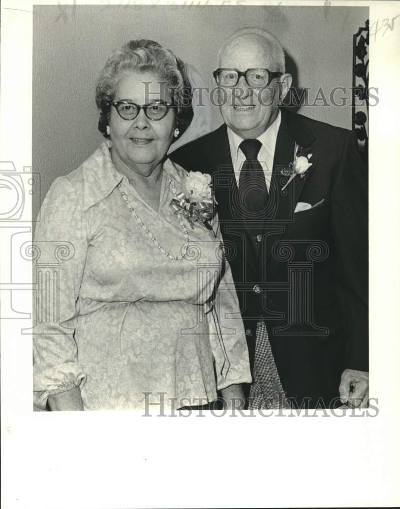 1978 Press Photo Mr &amp; Mrs J.A. Loyacano at 50th anniversary in New Orleans- Historic Images