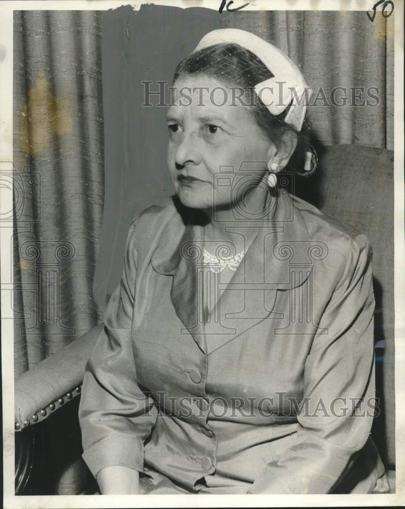 1964 Press Photo Miss Margaret L. Marks, New Orleans medical secretary- Historic Images