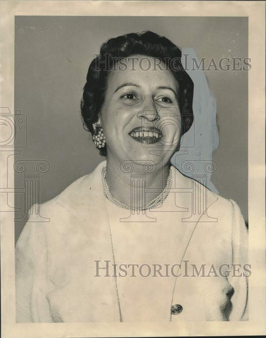 1965 Press Photo Mrs. Josephine Manning, New Orleans Credit Women's Group- Historic Images