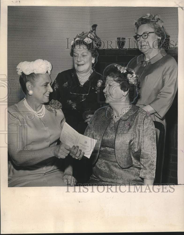 1963 Press Photo Stonewall Jackson Chapter Daughters of Confederacy Officers