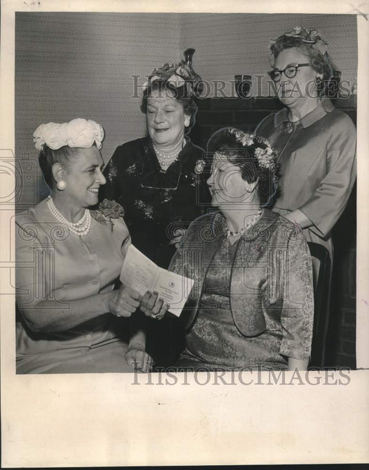 1963 Press Photo Stonewall Jackson Chapter Daughters of Confederacy Officers
