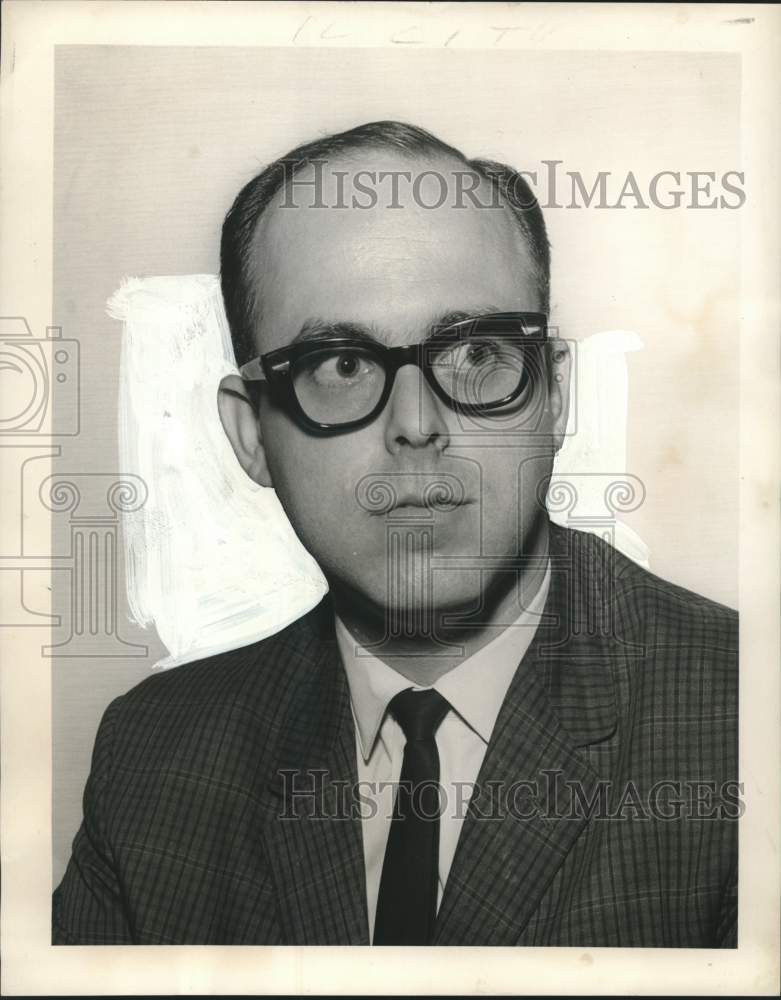 1965 Press Photo Harry Mayronne, President of the Jefferson Cultural Council