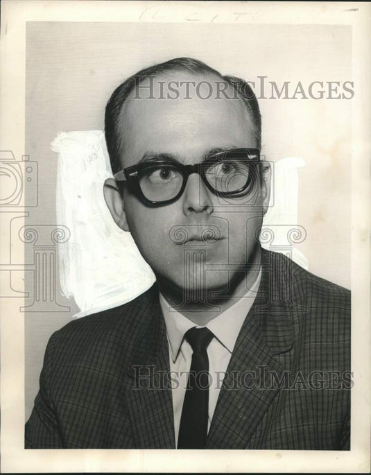 1965 Press Photo Harry Mayronne, President of the Jefferson Cultural Council