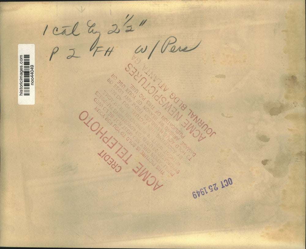 1949 Press Photo Jacob Malik, Russian delegate to United Nations, and wife