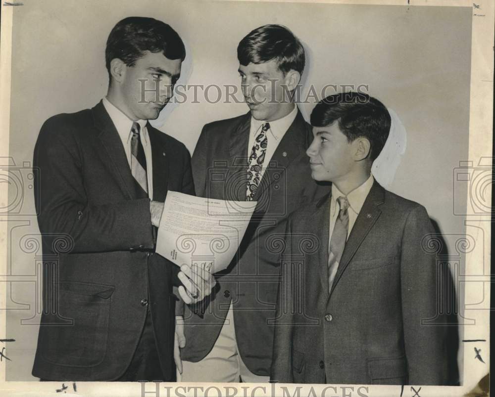 1967 Press Photo New Orleans area high school candidates for Key Club