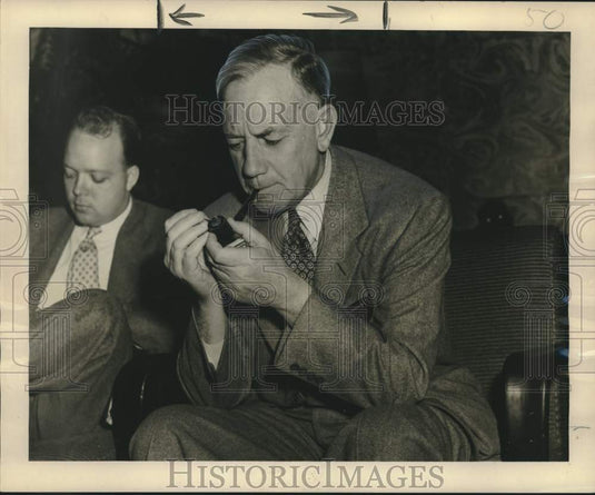 1949 Press Photo Dr. Dumas Malone, professor of history at Columbia - noo44075