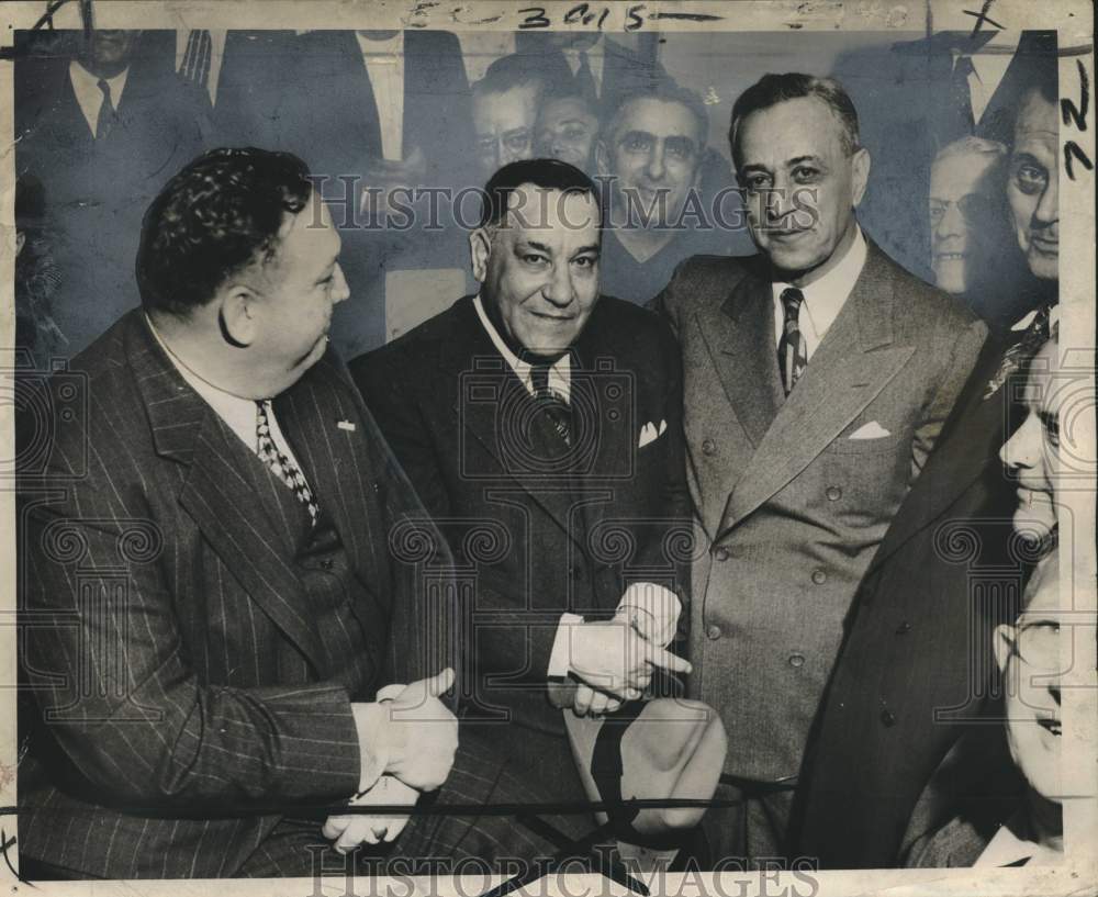 1948 Press Photo Victory celebration at Earl K. Long campaign headquarters