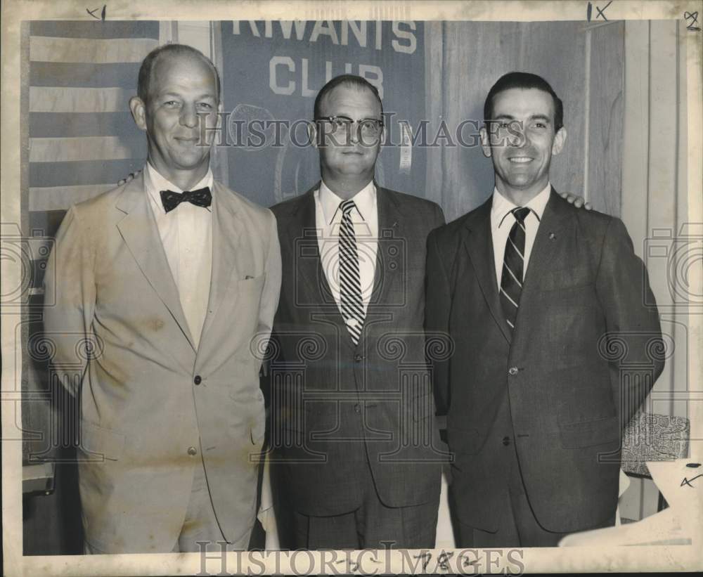 1958 Press Photo Algiers Kiwanis Club officers&#39; meeting of National Aviation Day