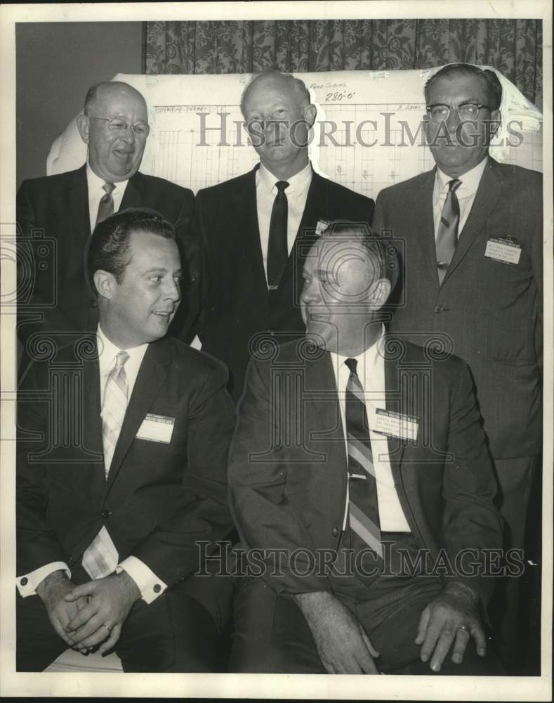 1968 Press Photo Officers of Louisiana Wholesale Grocers Association- Historic Images
