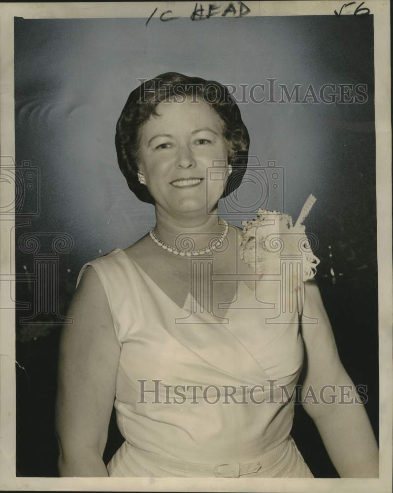 1967 Press Photo Mrs. Enas T. Lane,  speech therapy worker in New Orleans- Historic Images