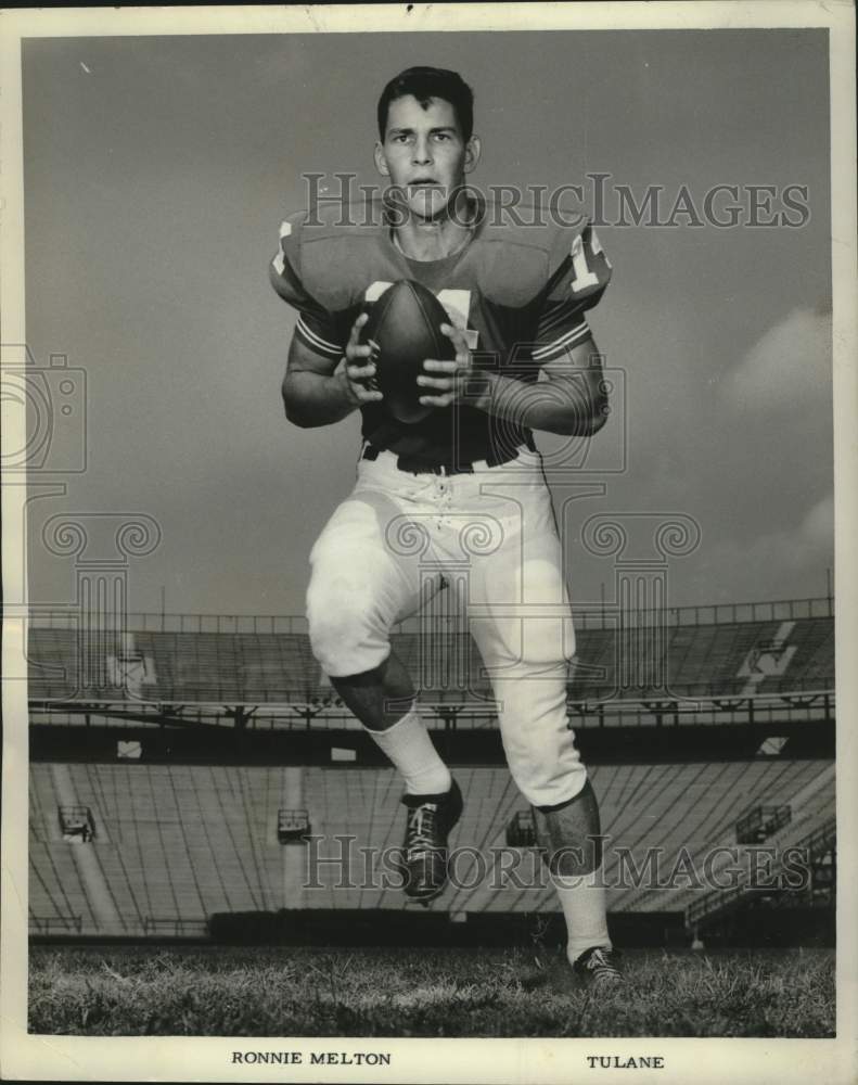 1962 Press Photo Ronnie Melton, Tulane University football player - noo44752- Historic Images